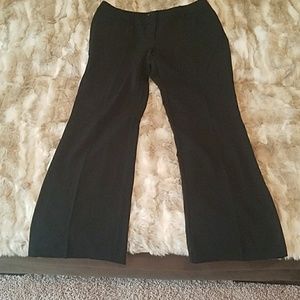 Black/light polka dot dress pants